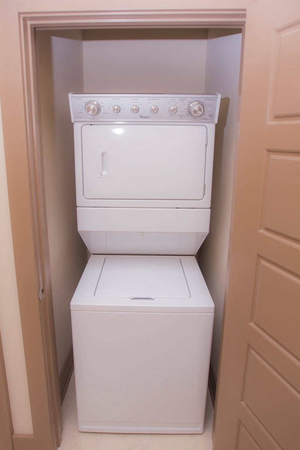 the laundry room has a washer and dryer