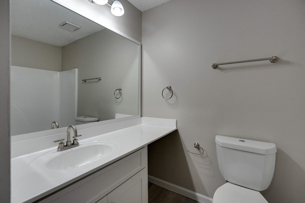 Oasis of Mandarin Apartments in Jacksonville, FL photo of  luxurious bathroom with ample counter space