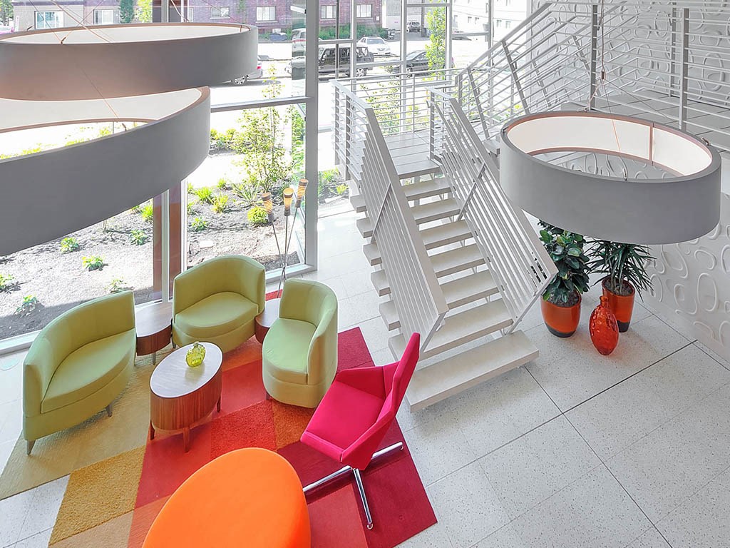 Community Clubhouse at Astro Apartments, Seattle, 98109