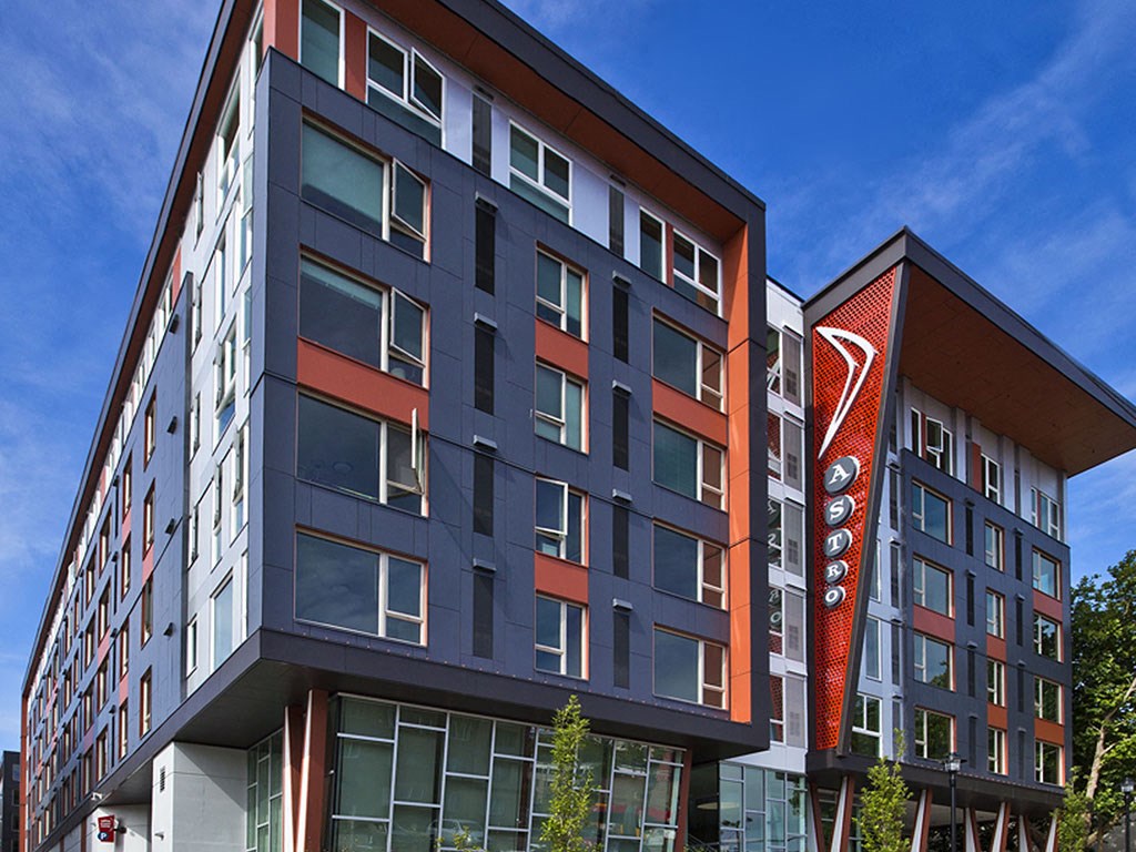 Building Exterior at Astro Apartments, Washington