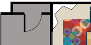 1 br, 1 ba, 637 sq. ft. floor plan