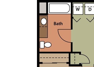 Fern, 1 br, 1 ba, 760 sq. ft.