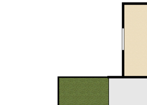 1 Bed, 1 Bath Den, 820 sq. ft.