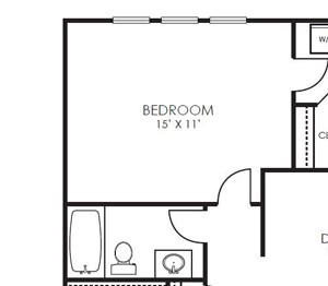 2 Bed, 2 Bath, 945 sq. ft. B1