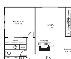 3 Bed, 2 Bath, 1367 sq. ft. C3
