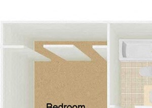1 Bed, 1 Bath, 688 sq. ft. GARDEN B