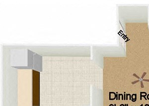 2 br, 2 ba, 984 sq. ft.