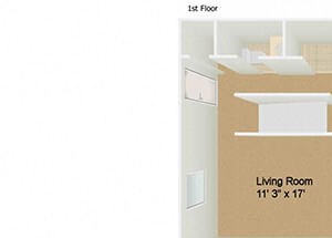 3 Bed, 2.5 Bath, 1320 sq. ft. TOWNHOUSE