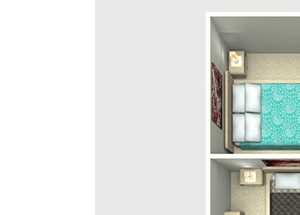 Colorado 2 Bed 1 Bath Floor Plan 2 Bed, 1 Bath, 850 sq. ft. Colorado Floor Plan