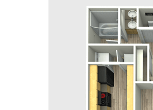 Rio 2 Bed 2 Bath Floor Plan 2 Bed, 2 Bath, 900 sq. ft. Rio Floor Plan