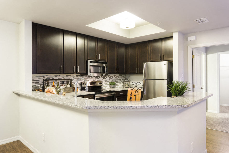 Channelside apartments in Fort Myers, Fl photo of Stylish Cabinetry in Kitchen