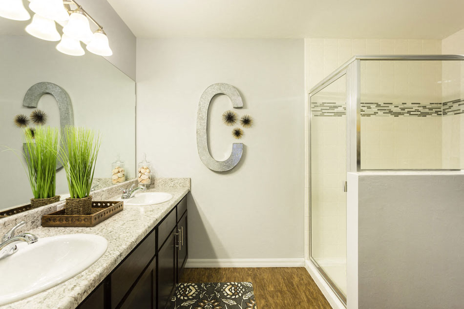 Channelside apartments in Fort Myers, Fl photo of spacious bathroom