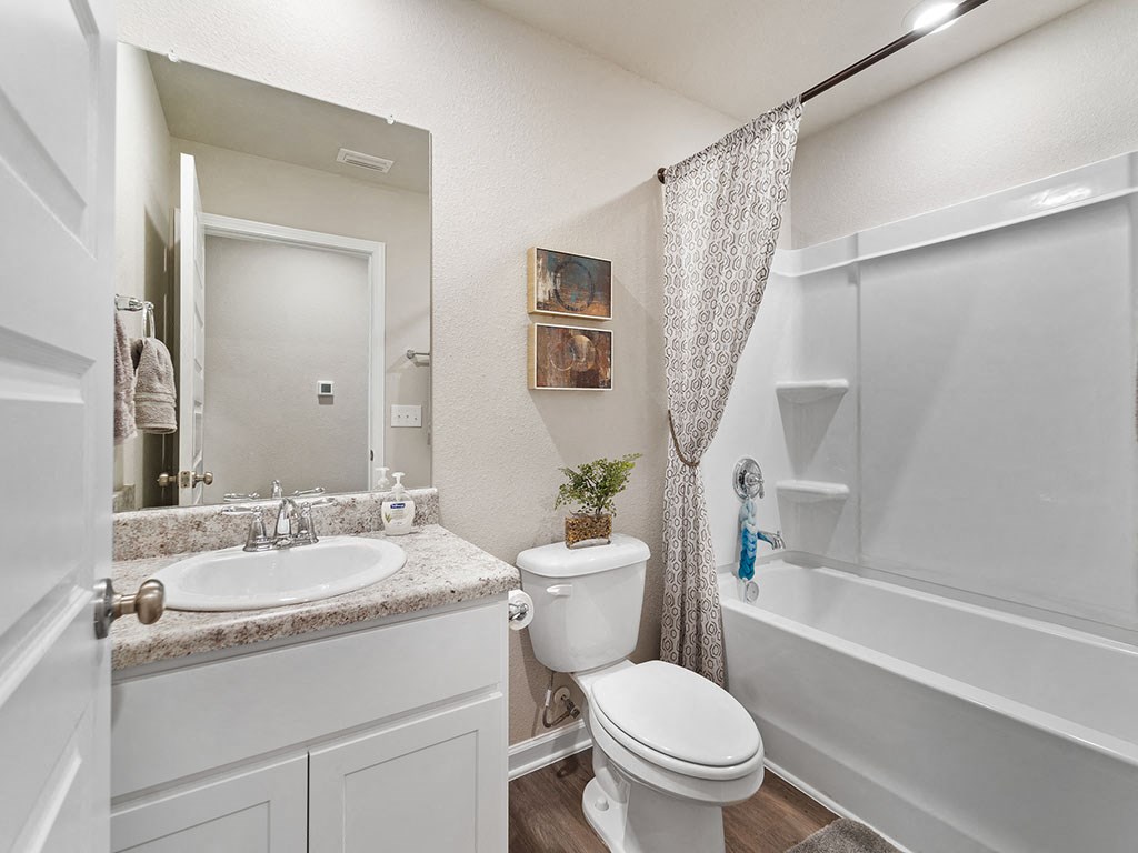 Bathroom With Bathtub at The Village at Hickory Street, Alabama