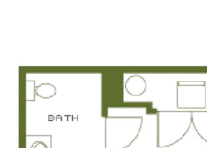 Studio, 488 sq. ft. floorplan