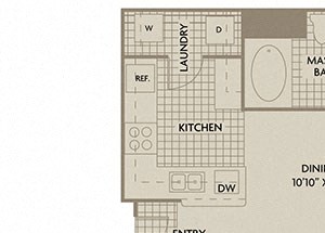 2 bed 2 Bath 1060 square feet Naples floor plan