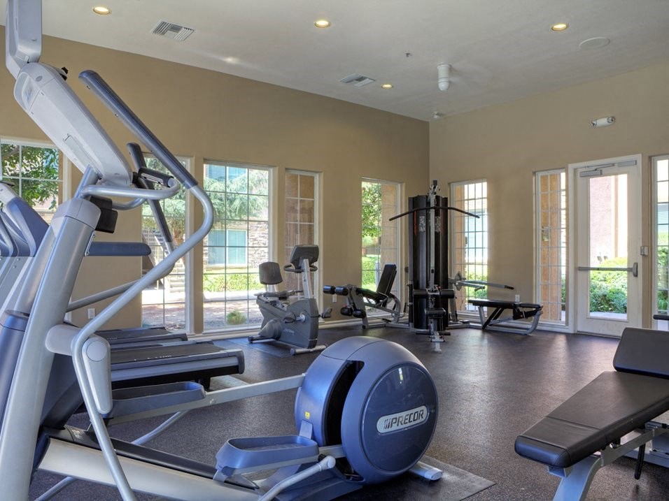 updated fitness center