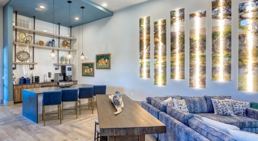 Apartments for Rent in Georgetown - Williamson at the Overlook Apartments - Resident luxury clubhouse