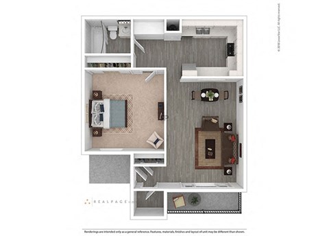 a floor plan of a two bedroom apartment