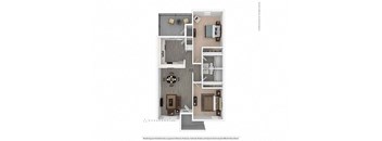 a floor plan of a two bedroom apartment