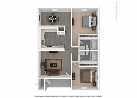 a floor plan with a bedroom and a bathroom