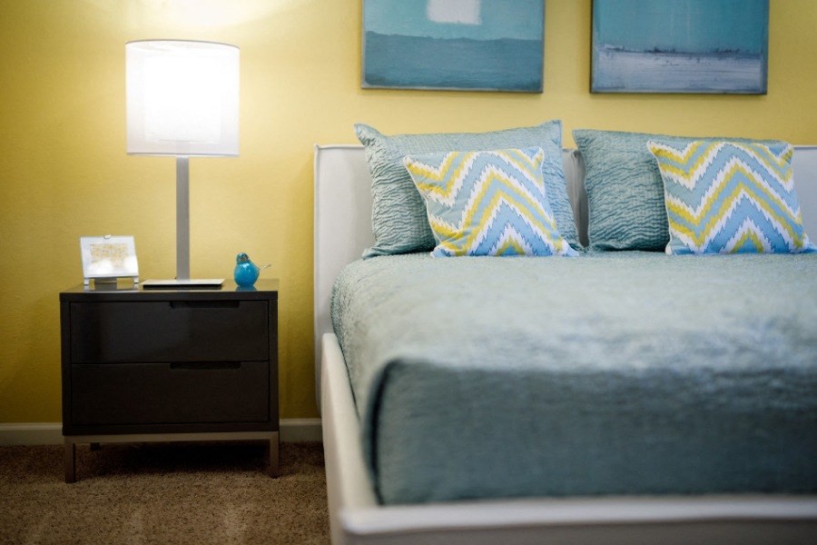 The Asher at Sugarloaf apartments in Lawrenceville Georgia photo of bedroom