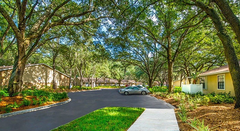 Sherwood Oaks apartments in riverview florida photo of beautiful landscaping