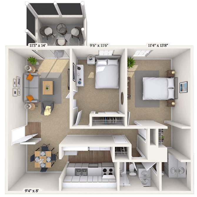 10725 Abercorn Extension 1-2 Beds Apartment for Rent - Photo Gallery 19