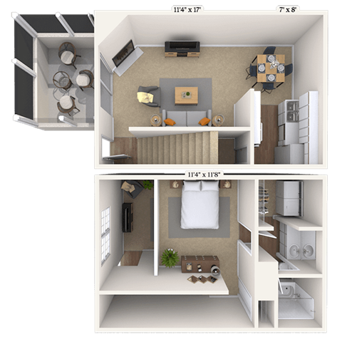 10725 Abercorn Extension 1-2 Beds Apartment for Rent - Photo Gallery 17