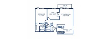 One Bedroom Plus Den