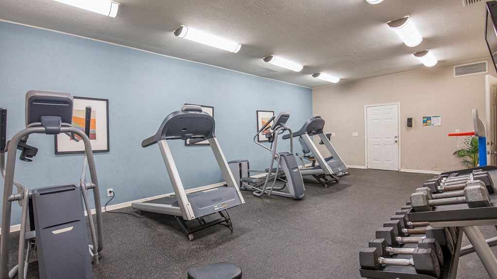 The Element at River Pointe apartments in Jacksonville Florida photo of fitness center
