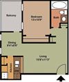 1 Bed 1 Bath Apartment