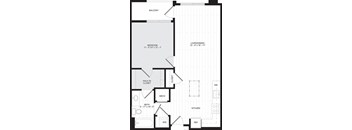 1 Bed 1 Bath - A1F