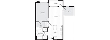 1 Bed 1 Bath Den - B1C