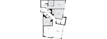 2 Bed 2 Bath Den - D3