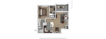 3D Floor plan rendering