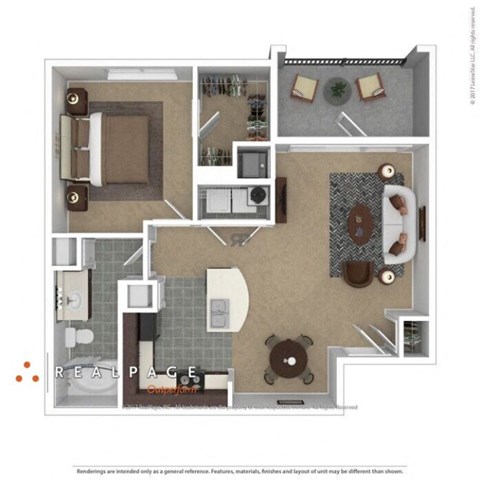 3D Floor plan rendering