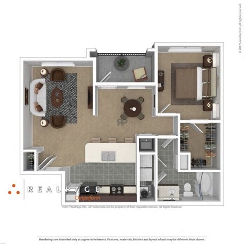 3D Floor plan rendering