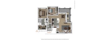 3D Floor plan rendering