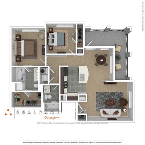 3D Floor plan rendering