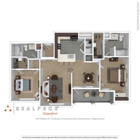 3D Floor plan rendering
