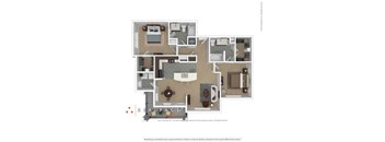 3D Floor plan rendering