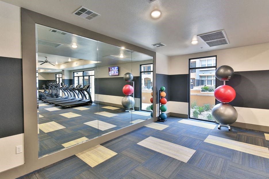 Adobe at Red Rock, Las Vegas Apartments, fitness center.