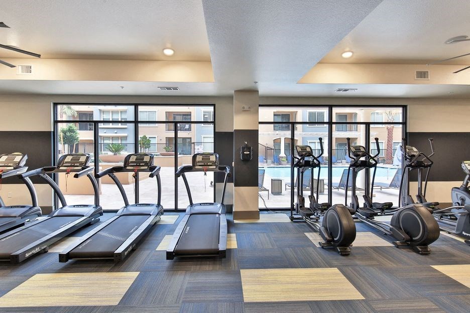 Adobe at Red Rock, Las Vegas Apartments, fitness center.