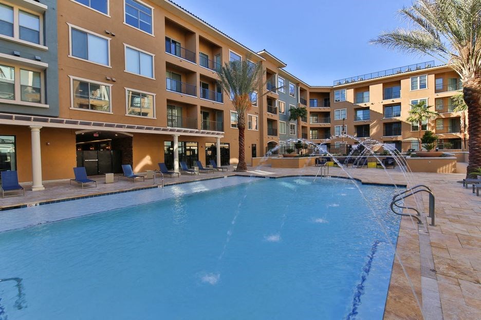 Adobe at Red Rock, Las Vegas Apartments, sparkling pool.