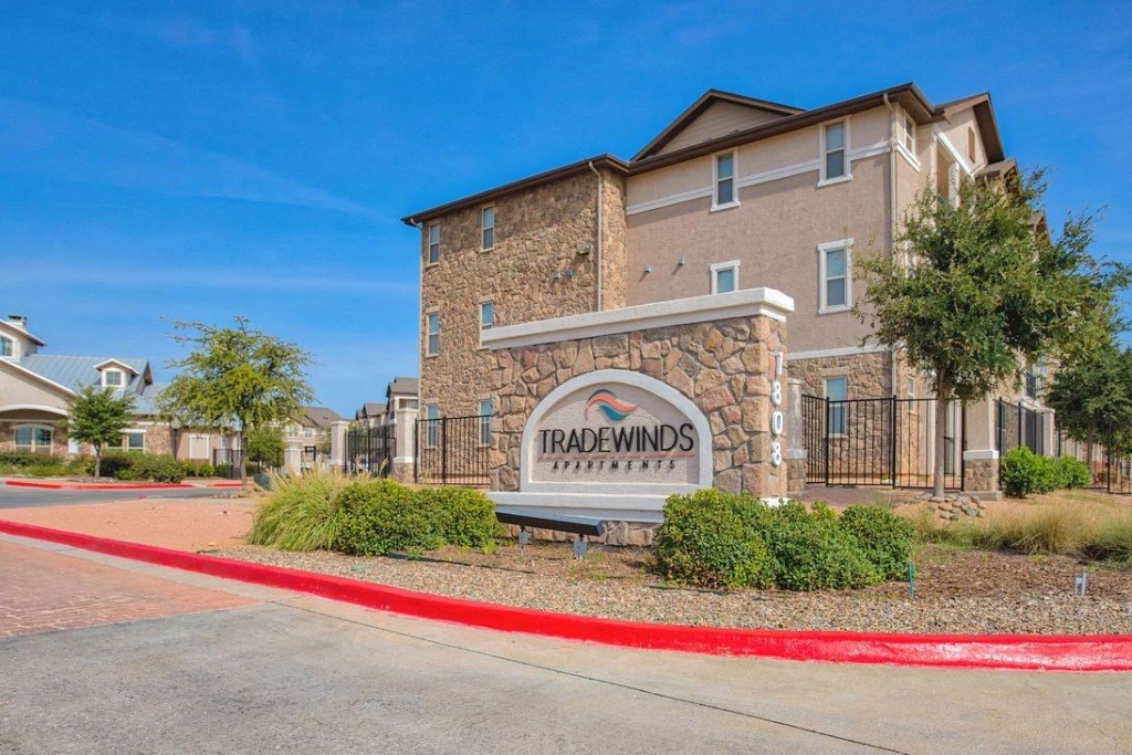 Exterior photo of the entrance sign