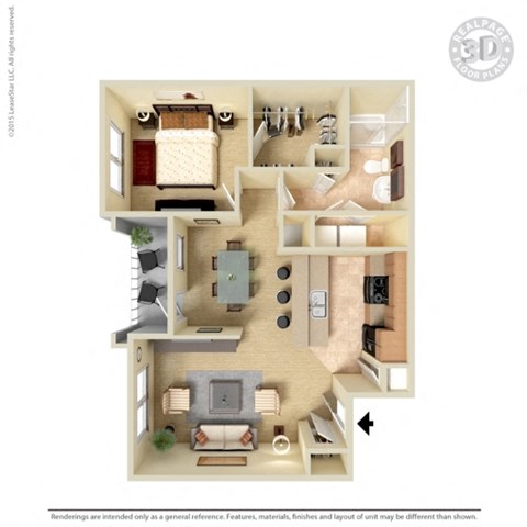 3D Floor plan rendering