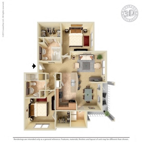 3D Floor plan rendering