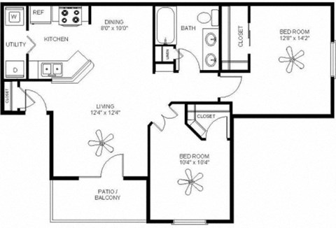 Mission oaks 2D Floor plan render