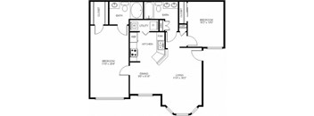 Mission oaks 2D Floor plan render