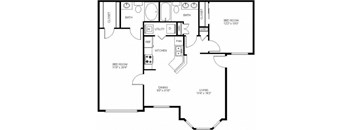 Mission oaks 2D Floor plan render